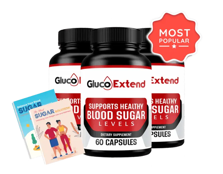 gluco extend 3 bottles